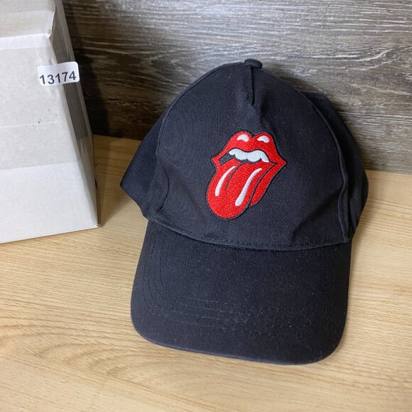 Rolling Stones Hat Cap Strap Back Black Band Tour Music Adjustable - Picture 9 of 9